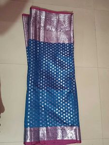 Elegant Blue pattu Silk Saree