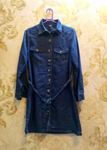 Women's Zudio Brand Denim Dress.Size 38.Length 34