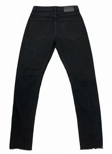 REALM Black Jeans with Side Stripe