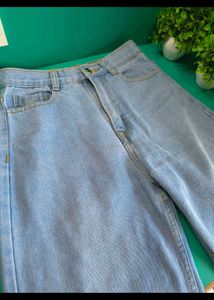 Light Blue Straight Jeans