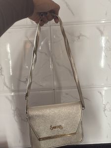 Elegant Silver Crossbody Bag