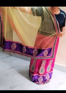 Saree With Choli