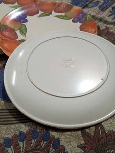 Vintage Fruit-Themed Melamine Plates