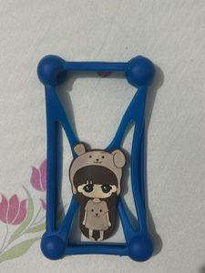 Cute Silicone Adjustable Mobile Cover