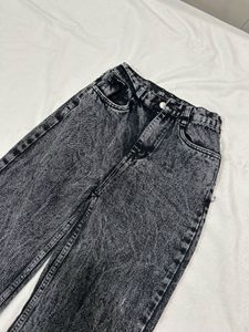 Zara Charcoal Straight Fit Jeans