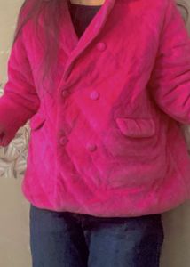 Pink Velvet Jacket