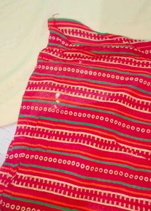 Striped Kurti With Plazo &amp; Dupatta Set