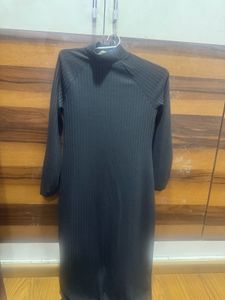 Elegant H&amp;M Black Midi Dress