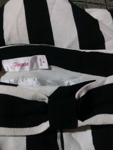 Black and white skirt