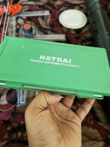 Natraj Drafter, chart holder, geometry set.