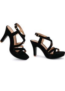 Black Strappy Heels