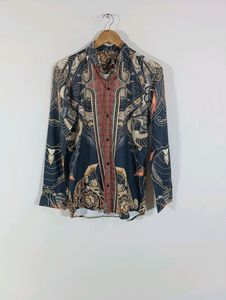 Black Printed Casual Shirt (Men)