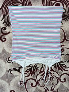 MAX Attached Bra Spaghetti Top-Multicolour- New