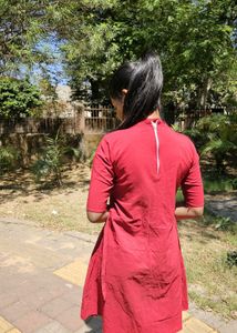 Maroon Dress 👗