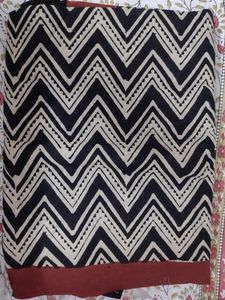 Handmade Block Printed Cotton Saree