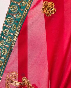 Elegant Red Saree