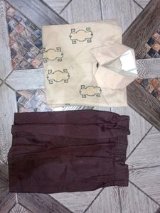 Boys Shirt With Shorts And Another Tshirt