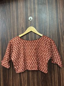 Cotton Red Blouse 🫶🏻