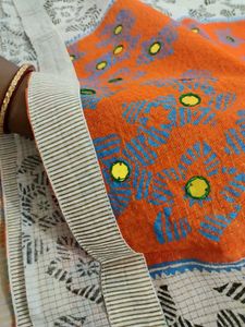 Multi Colour Saree With Chumki Work