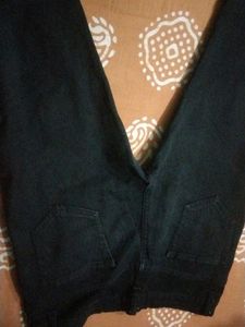 Black Solid Pant Size 34  Brand Zufix With Combo P