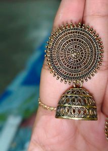 Jhumka Earrings golden