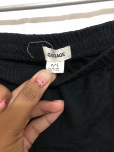 Garage Black Strapless Jumpsuit