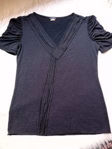 Black Shimmer Top💫✨😎