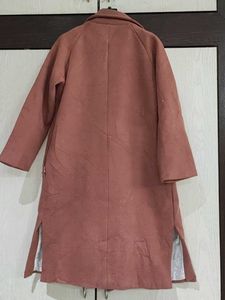 Elegant Pink Trench Coat