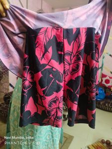 Floral Swimsuit Set With Matching Swimming Cap