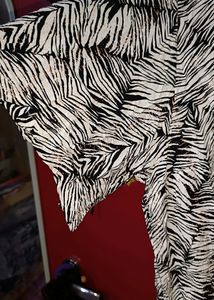 56" Size Zebra Print Tunic Kurti  + freebie😍