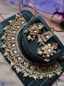 Necklace Set Tika And Earrings
