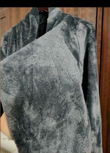 Gray Velvet Open Front Cardigan 🩶