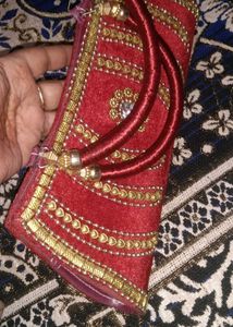 Clutch Red Wedding, Party Function Ke Liye