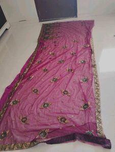 Net Febrick Saree,Silk Peticot, Stylish Blouse