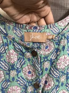 Floral Print Kurta with nice flares