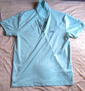 Men's Aqua Polo Shirt