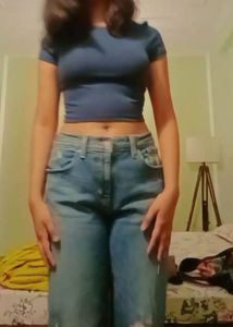 ZARA Crop Top - Blue