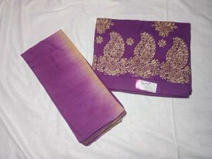 Elegant Purple Embroidered Kurta Set