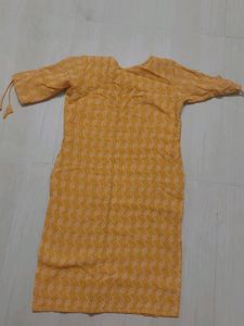 Yellow Kurthi.