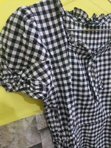 Checked Dress