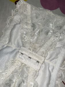 New White Off Shoulder Bra…