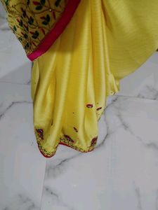 Haldi Colour Saree