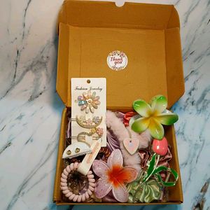 Hair Accessory Hamper Set Of 10