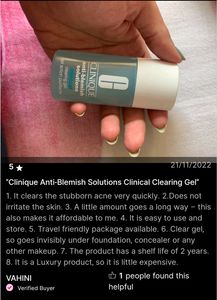 Clinique Anti-Blemish Clinical Clearing Gel