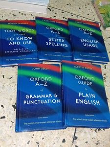 Set Of 5 OXFORD ENGLISH REFERENCE BOOKS