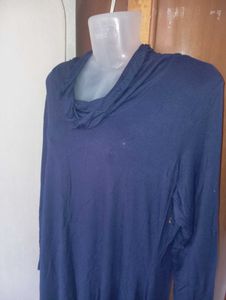Elegant Cowl Neck Tunic Top