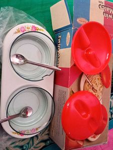 Vintage Bowl Steal Spoon Dinner Surviving
