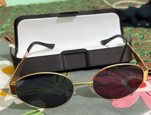 New Black Gold Unisex Sunglasses