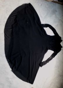 Georgette Black Gown 🖤