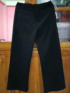 Low Waist Black Trousers
